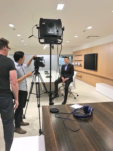 InteriorDesign's tweet photo. .@HALCONfurniture president Ben Conway kicks off @NeoCon_Shows with a video showcasing all the new product. https://t.co/yVDVOzUcAt