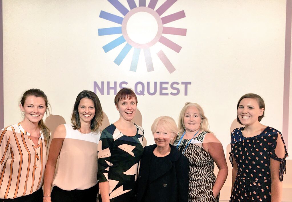 VickyGrimes_'s tweet photo. What a last week to have @_Haelo! There’s no better way to clock up over 800 miles than with the fab @NHSQuest #THFinnovate &amp; @BEHimprove teams 💚 https://t.co/n37MjNWzKh