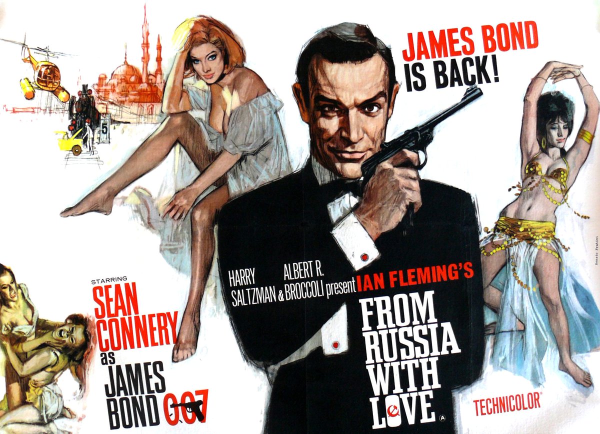 VESPER0413's tweet photo. #００７映画ベスト１０
#10BestJamesBondMovies

①
カジノ・ロワイヤル
CASINO ROYALE (2006)

Daniel Craig as James Bond.

②
ロシアより愛をこめて
FROM RUSSIA WITH LOVE (1963)

Sean Connery as James Bond.

③
ゴールドフィンガー
GOLDFINGER (1964)

#OO7
#ジェームズ・ボンド
#JamesBond https://t.co/6xGirRO6HJ