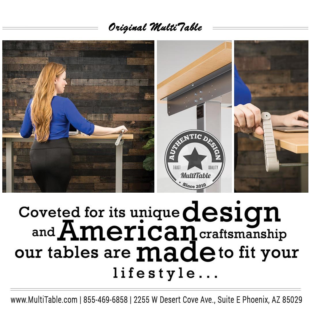 MultiTable's tweet photo. The Original MultiTable ModTable Hand Crank Standing Desk is the culmination of years of research and experience dedicated to designing a truly great height adjustable workstation.
https://t.co/xaKPoXT91e
#standingdesks #deskrisers #MultiTable #ModTable #Ergonomic #office https://t.co/xkH1MT5aJP