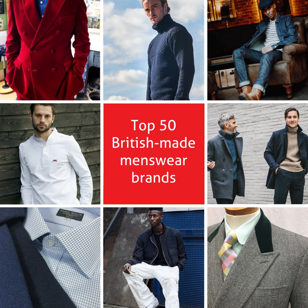 MakeItBritish's tweet image. To celebrate London Fashion Week Men's here's a list of the Top 50 menswear brands made in Britain. Is your favourite included? 
mib.live/2LAGiqI
#LFWM #LondonFashionWeekMens #madeinUK
