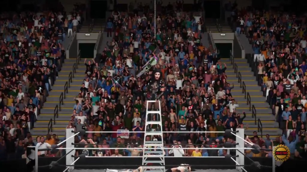 KaijuKaiva's tweet photo. I destroyed the championship dreams of seven other women. Iβm your new GCW Womenβs Champion now! Iβts a dawn of the new era, the era of the #MonstrousGeisha π #SeekandDestroy @GCWCawLeague https://t.co/qMPU61Uf79
