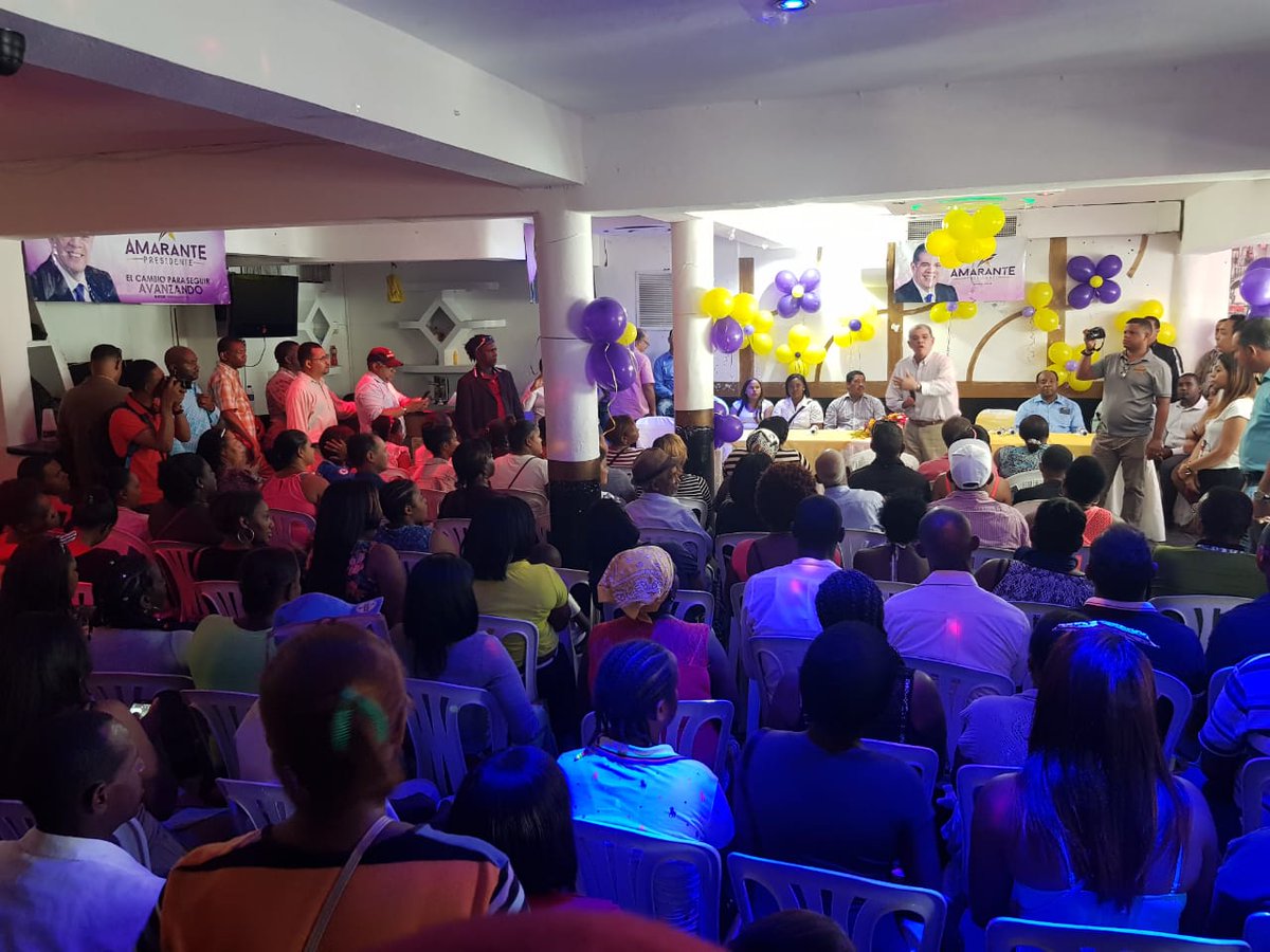 Amarante es tiempo de renovación y cambio, quiero ser presidente de RD porque mi experiencia política y de Estado le ha forjado una visión que nos permitirá seguir avanzando garantizando un estado de bienestar para todos y todas. #SDNconAmarante