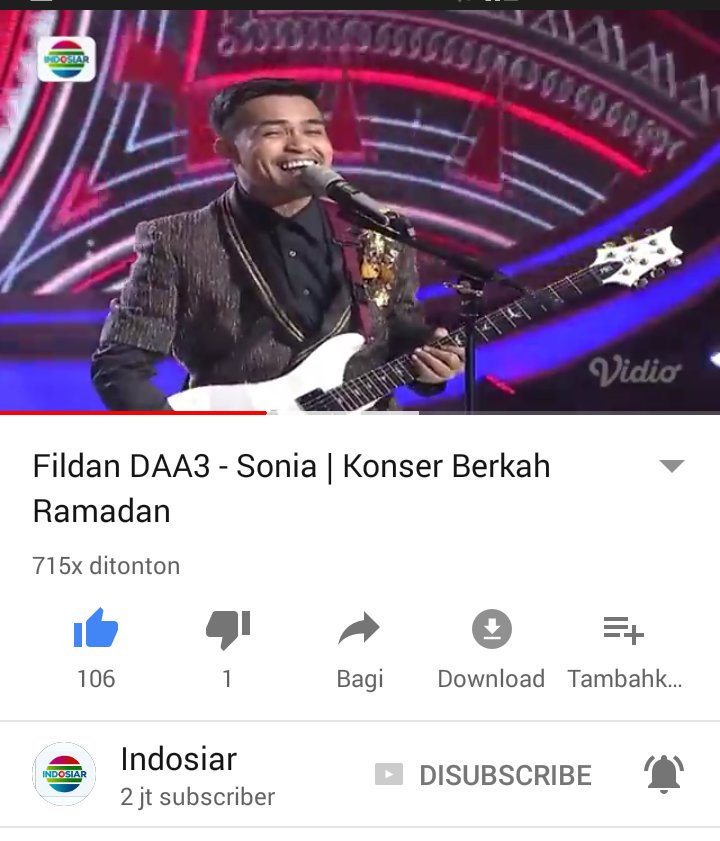 AndiDely's tweet photo. Penampilan @FildanDa41 Langsung di upload pertama ama mimin..thankz yah min.. @IndosiarID ๐๐๐
#FildanWithMLF https://t.co/4nPN8t836G