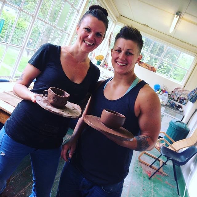 ART_CHESTER's tweet image. Pottery throwing fun today! #pottery #throwapot #learntothrow #clay #ceramics #artinchester #artschool #potterychallenge : @artinchester