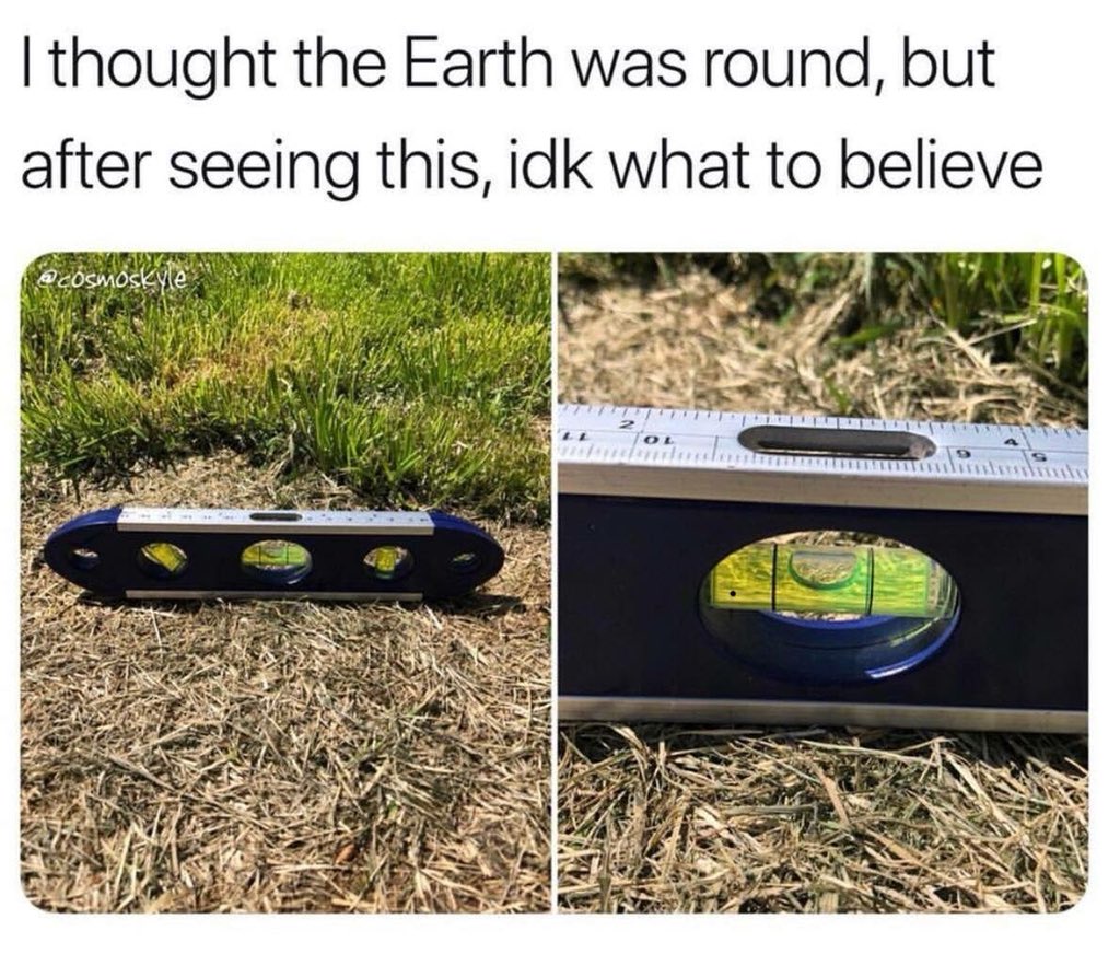 timmytee23's tweet photo. #FlatEarth #flatearthers #obviouslyaconspiracy #somethingdoesnotaddup #findthetruth #justkidding #scienceovermyth #theearthisround https://t.co/s656lKmzgX