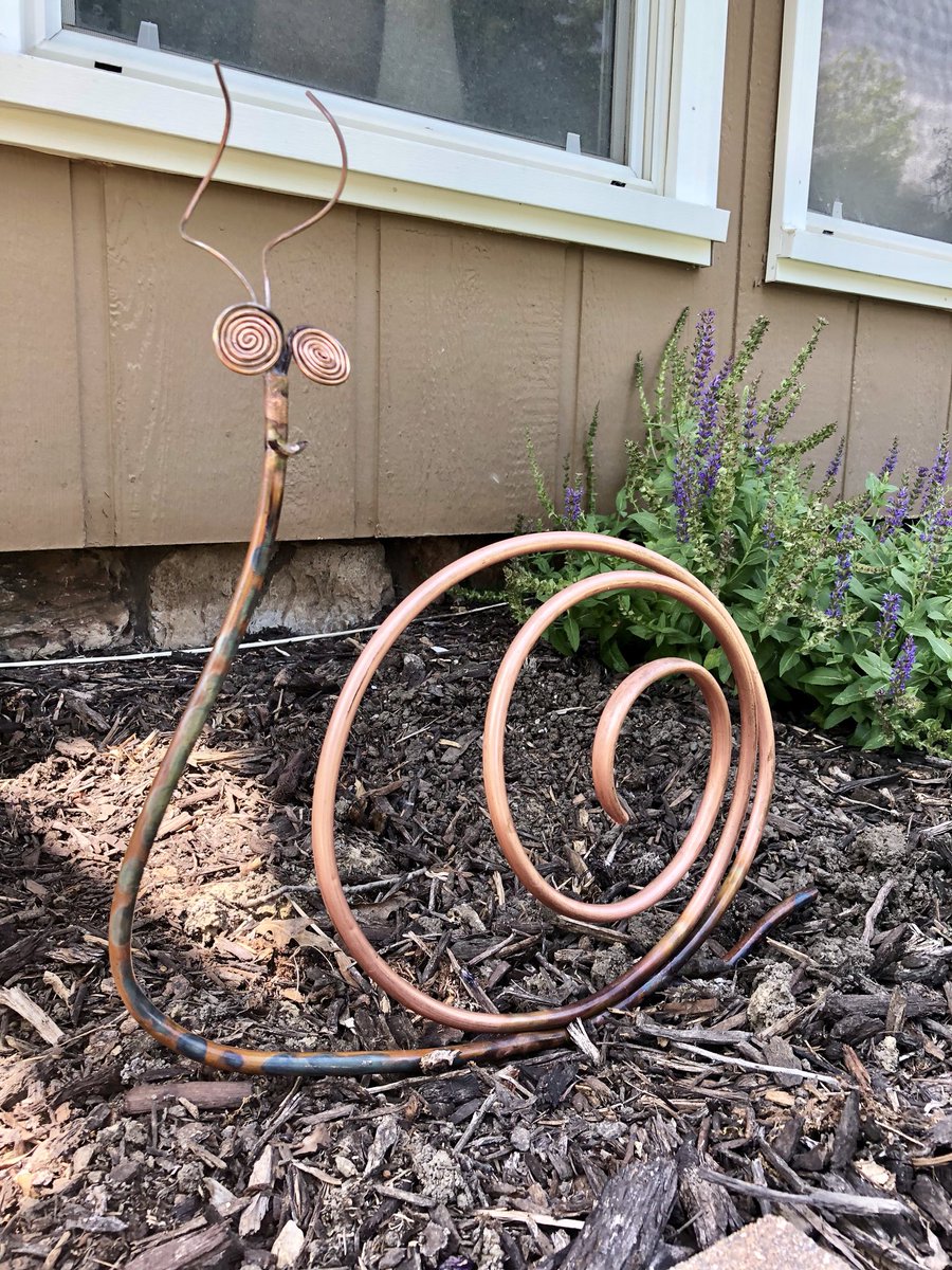 AmyN_slp's tweet photo. Love bringing home something new from Adam Weiss Custom Copper Design @MMguildgardwalk https://t.co/JWYZmCw1ov