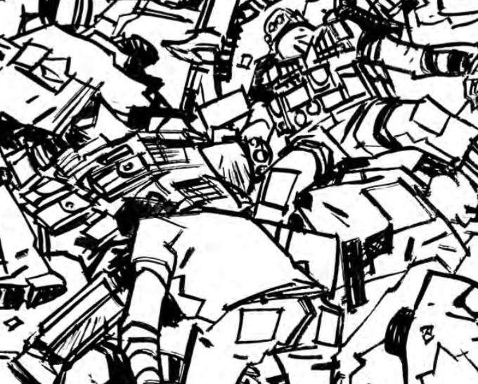 @SeanChrisLewis and I have been building something slowly but surely together for a little while now, currently inking #2 of it as we speak. Hopefully we'll get to show more soon...