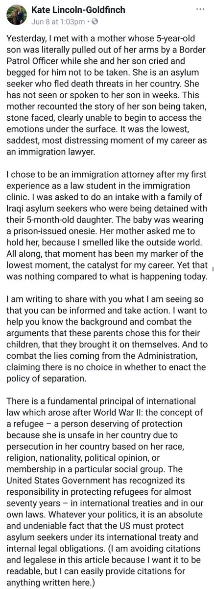 People4Bernie's tweet photo. "My son clung to me and said he didnt want to leave me. The official grabbed him out of my arms and took him away and I just stayed there crying and crying.

Me. Have you talked to him? Do you know how he is doing?

Her: No

He is five.This was weeks ago"

https://t.co/5XBWLiXm9p https://t.co/zS7HkSm8BI