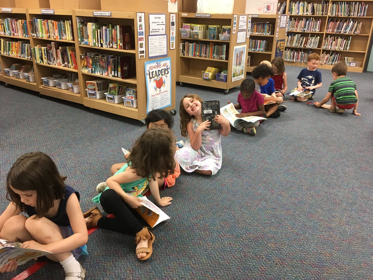 mrspostema's tweet photo. Young 5s so happy to read as they wait to check out books 1 last time! @A2Abbot @AAPSFRLibs https://t.co/sjuoYlfFNM
