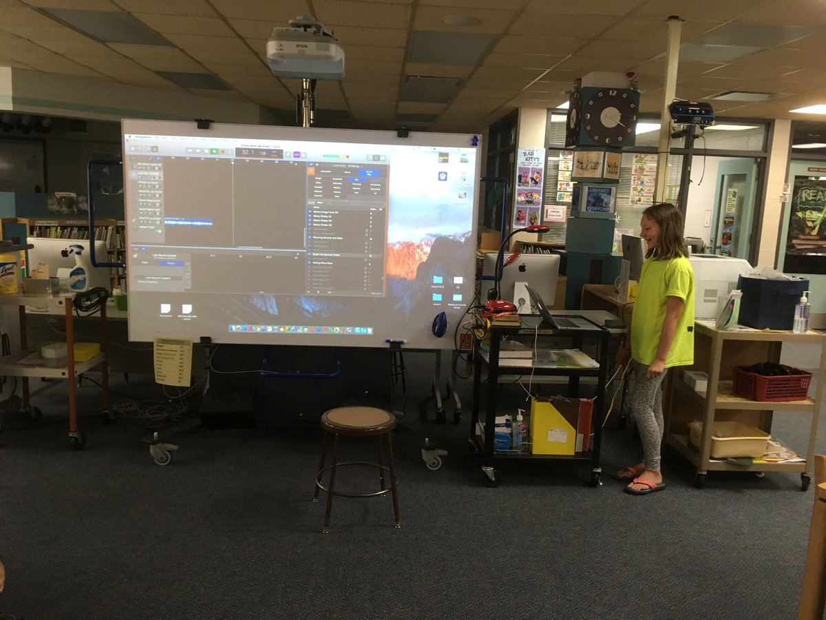 mrspostema's tweet photo. Grade 5 Ss present final independent library class projects @Abbot @AAPSFRLibs https://t.co/5UNba2UmVD
