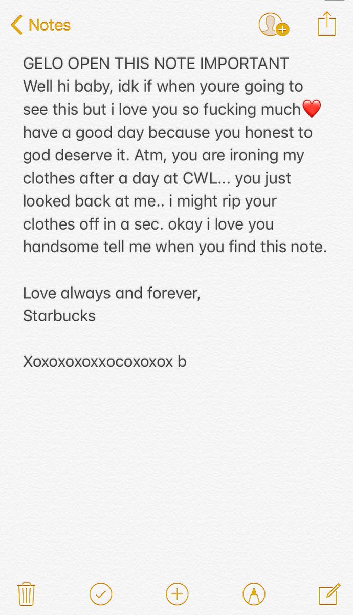 BahamiianPapii's tweet photo. When @TiannaLoretta leaves you cute ass notes on your phone 💕😭 #WhereIsHerGrammy #AwardNeeded #BestGirlfriendAwardGoesTo https://t.co/MvicFo6MIP