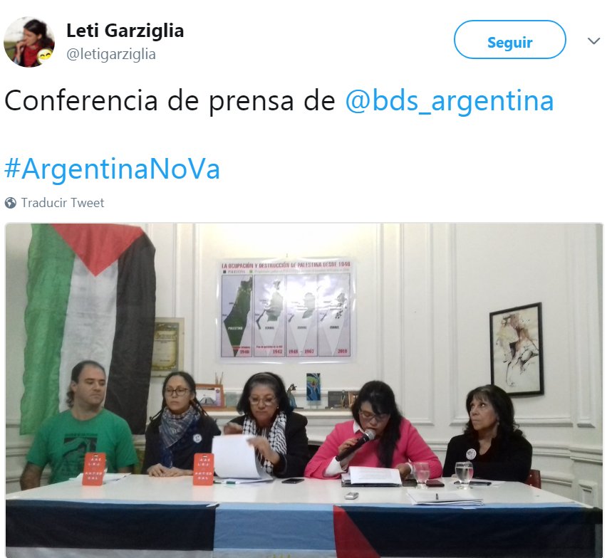 Desdemona_jna's tweet photo. En #BDS #Argentina trabajaron para la suspensión del partido, #OperacionMessi https://t.co/hS3JzDGbHi