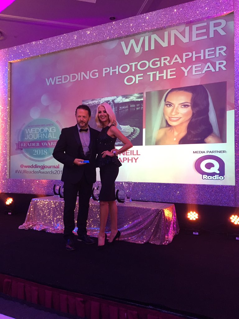 WeddingJournal's tweet photo. Congratulations to our Wedding Photographer of the Year WINNER Ciaran O’Neill Photography! @ONeillPhotos  📸👏 Well done to all of our finalists! #WJReaderAwards2018 ✨ https://t.co/CHMwtmWEGQ