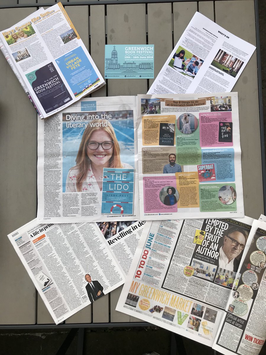 GreBookFest's tweet photo. Here’s a whole table full of stories talking about Greenwich Book Festival, and why you should go. It’s going to be amazing, with something for everyone. For tickets: https://t.co/1susIkOZDT https://t.co/qzzSjSAZoa