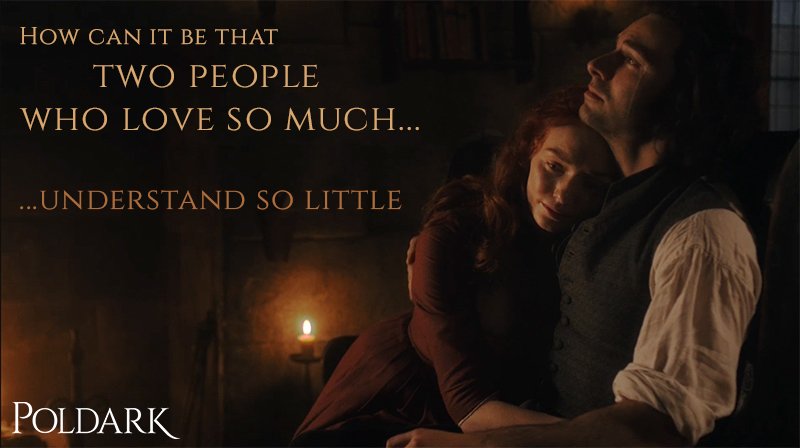 PoldarkTV's tweet photo. The course of true love never did run smooth... #Poldark https://t.co/Foq5cHFA9x
