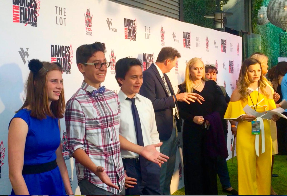 WalkerFitzFilm's tweet photo. #DanceswithKidz @danceswithfilms super excited our film directed by Stephen Conrad #socialstudiespresentation green carpet opening ceremonies ft. me #JetWalker #AlexJenny & #StephenConrad screens 6/16/18 @ChineseTheatres @WalkerFitzFilm @robertwwalker_ @voxusa @leigh_gentle https://t.co/GMhiMTAGJd