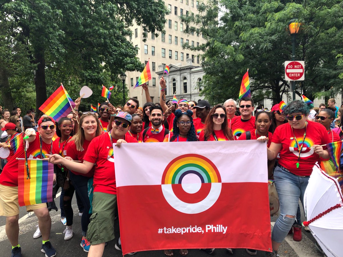 Target takes on Pride in the best city around! #TakePride #PhillyPride 🌈🎯