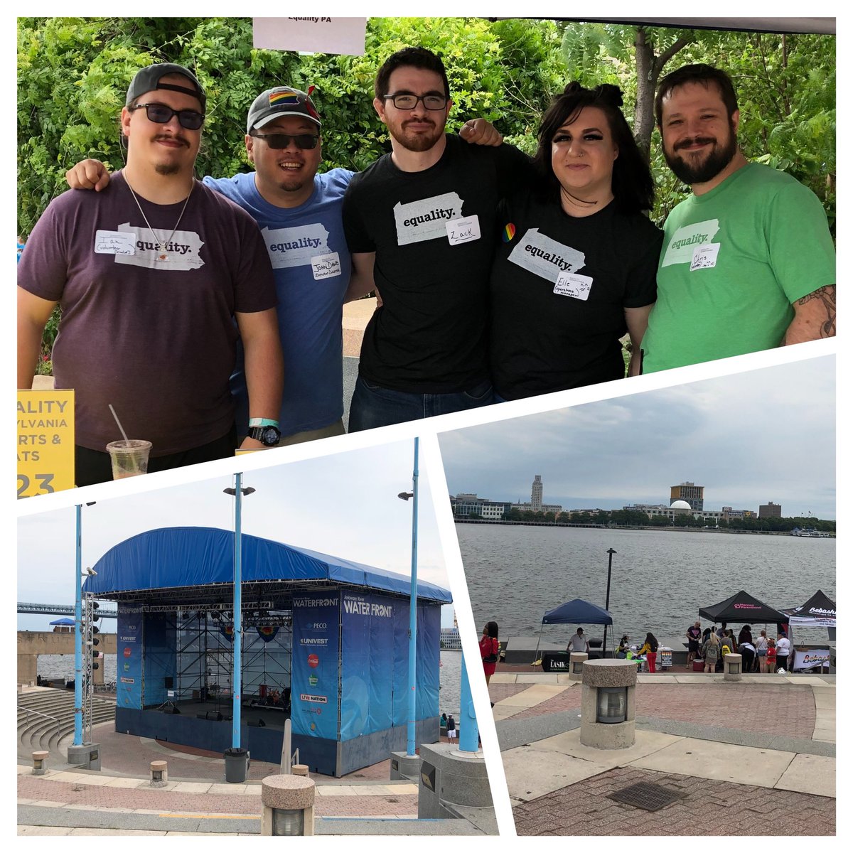 EqualityPA's tweet photo. Come visit our team at Penn’s Landing for #phillypride2018 at Booth 99! https://t.co/OD1FZ8wu6S