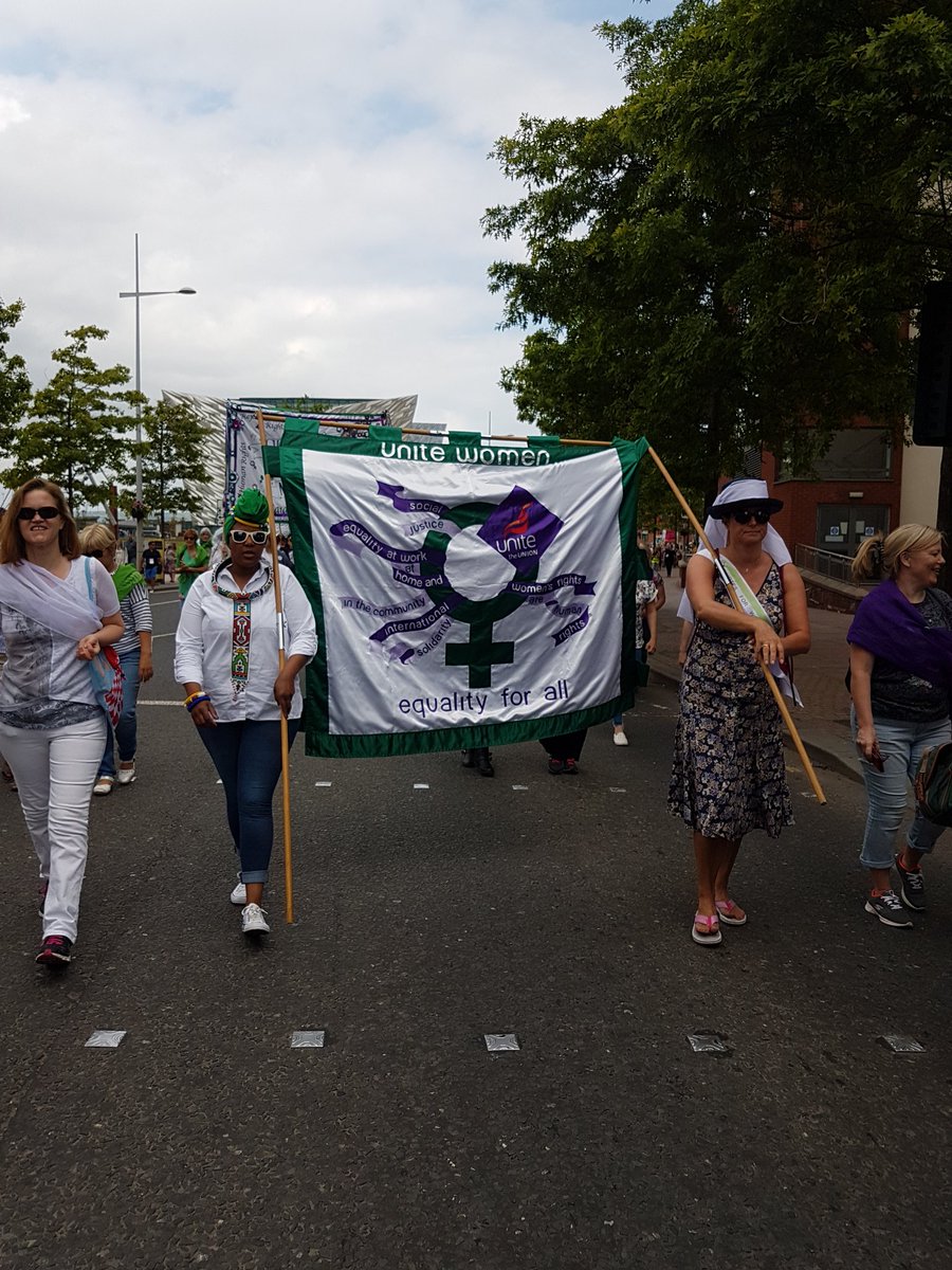 #ProcessionsBelfast #PROCESSIONS2018 <a href="/UniteunionNI/">Unite the Union NI</a> <a href="/taryn1965/">Taryn Trainor</a> 
We did it!