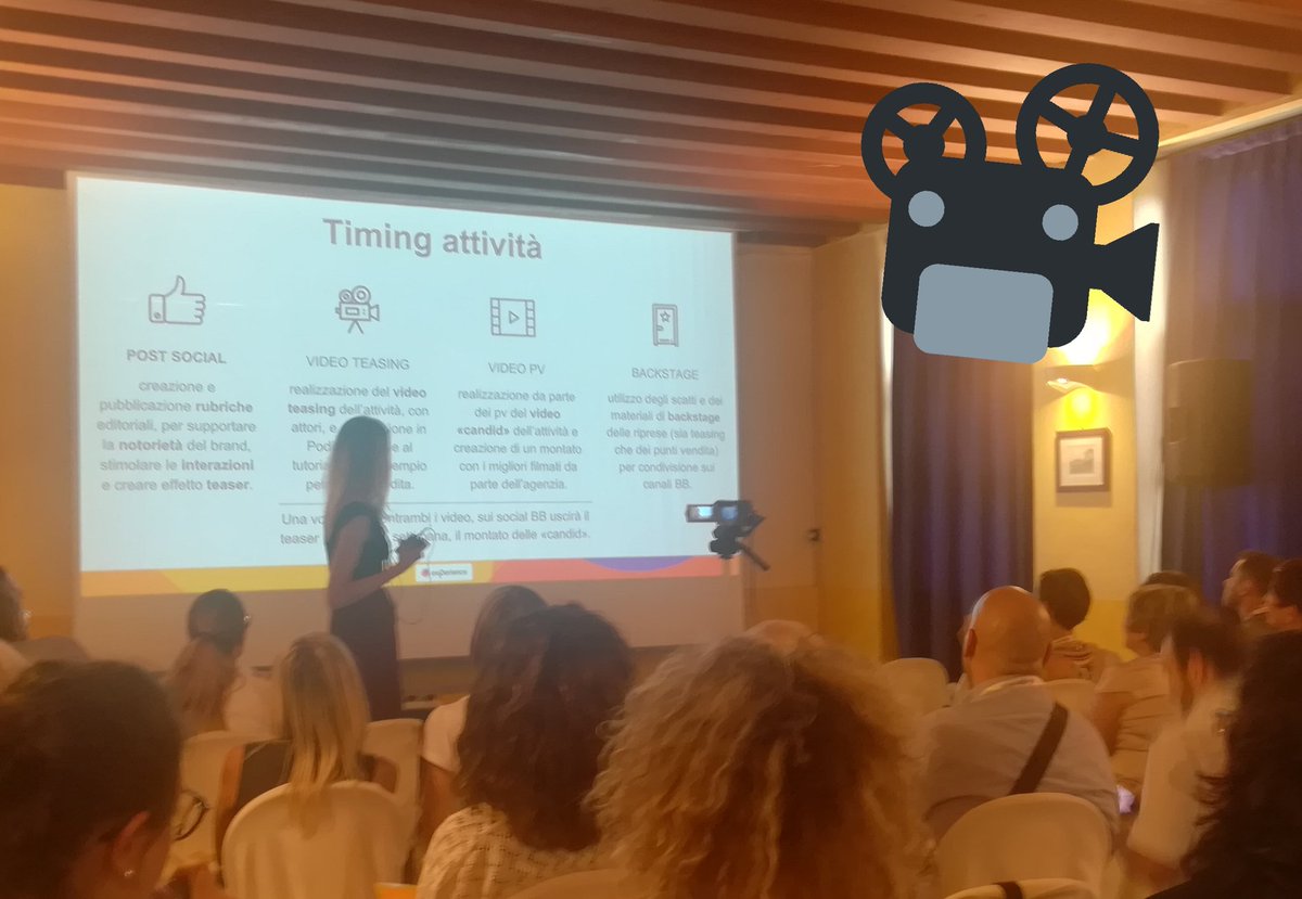 Nicoletta Masetti Calzolari, direttamente da @MagillaNetwork, ci conferma che puntare sui video per condividere con tutti l'esperienza reale del nostro cliente è uno dei focus su cui puntare. #exp18