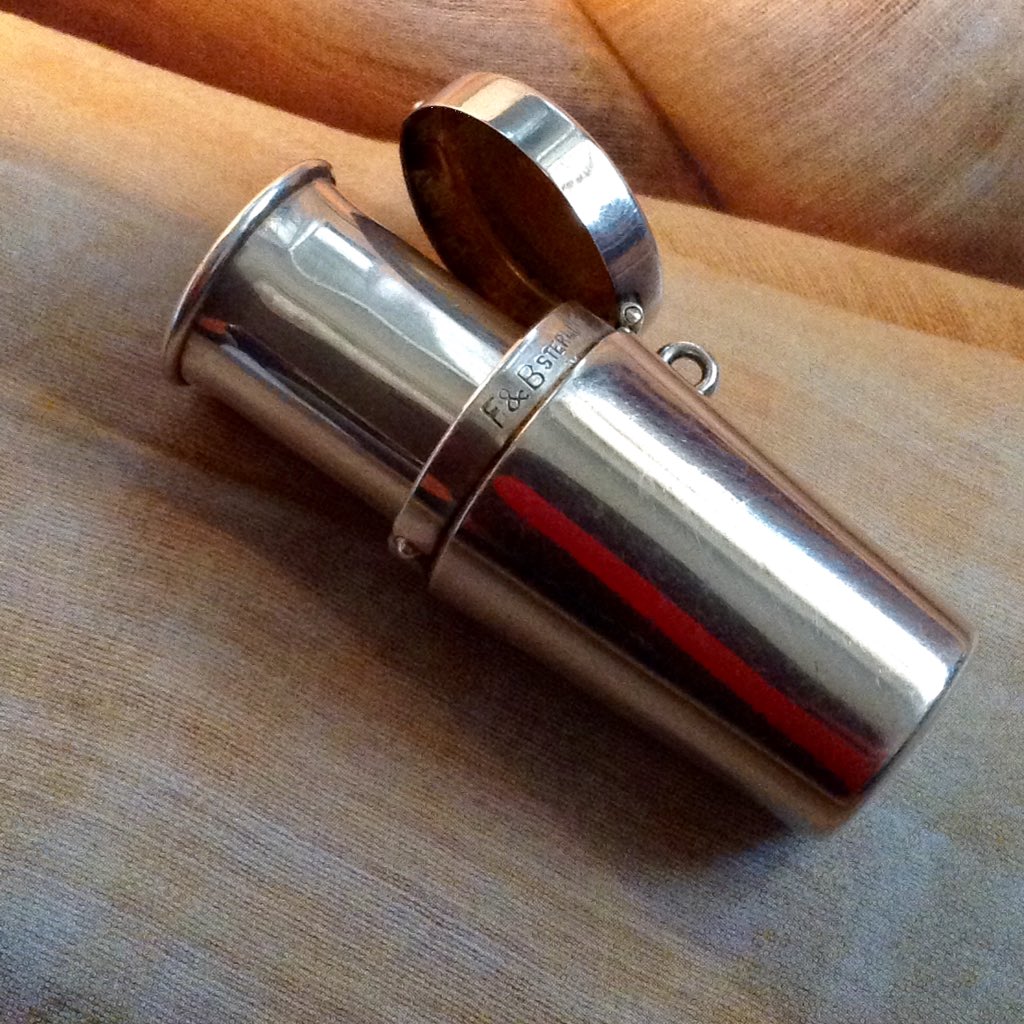 hill13_graham's tweet image. I love this #Silver Concentric #Cheroot holder in its Fitted case #ArtDeco Pikd up with n #Cawthorne 2day #Followvintage 😁😉
