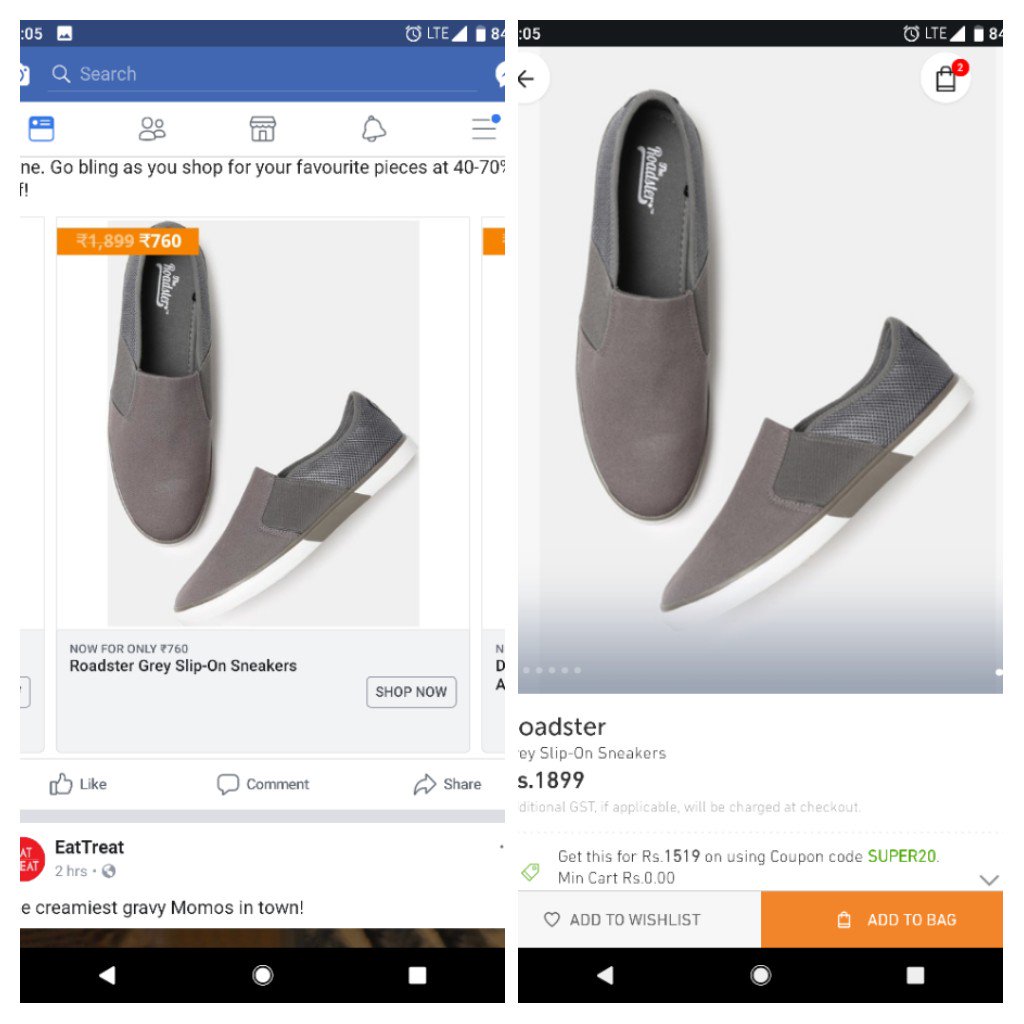 abhiGupta1587's tweet image. @JabongIndia prices shown in facebook adv. Vs the price in the app.. #sameproduct #differentprice #pleaseclarify
