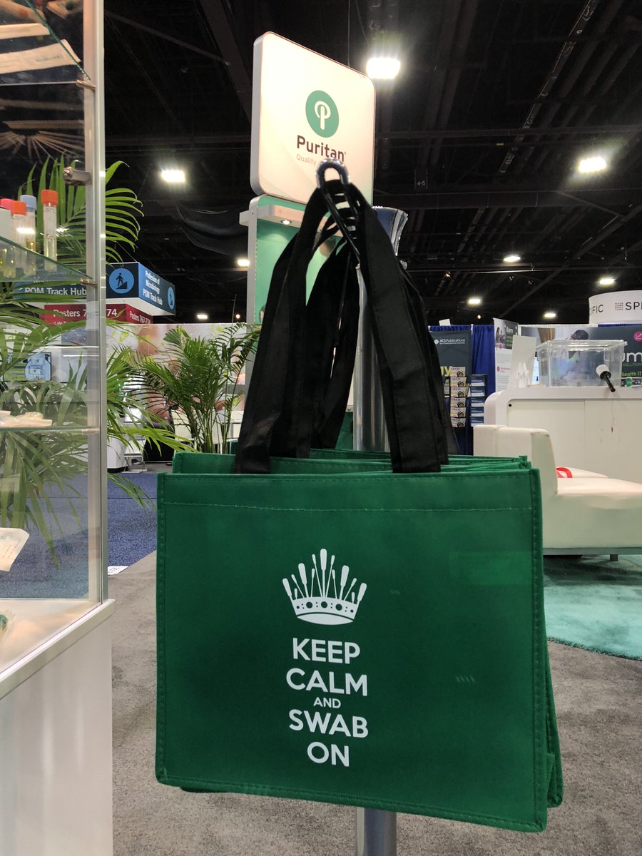 PuritanUSA's tweet photo. We're in the final hours of @ASMicrobiology #Microbe2018! We hope you always remember to #KeepCalmAndSwabOn - Booth #2513 https://t.co/lVPkskkqKJ
