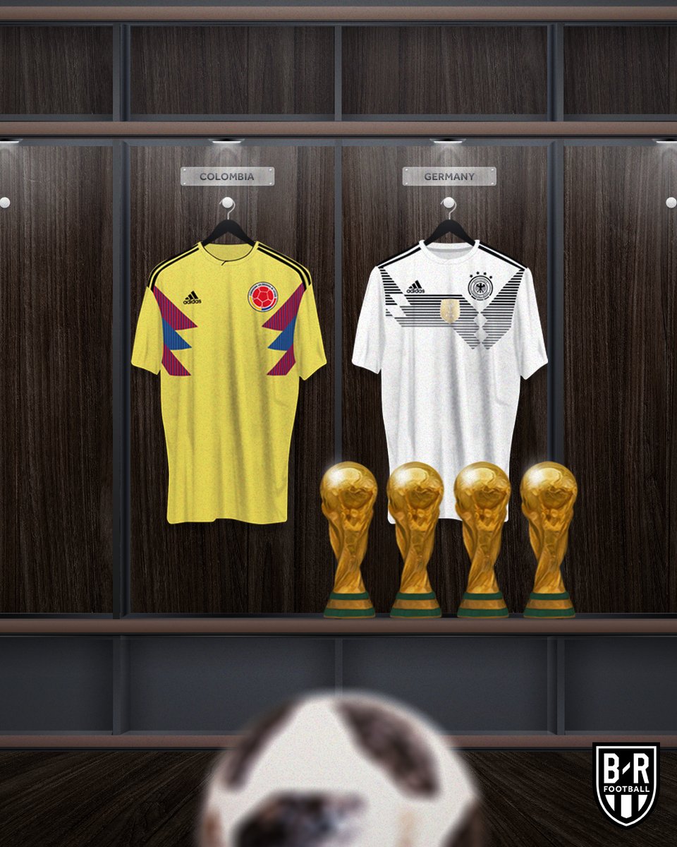 Wcnews2018's tweet photo. Kits of the 2018 #WorldCup

RT Colombia 💙Germany https://t.co/HPhoNZlkt9