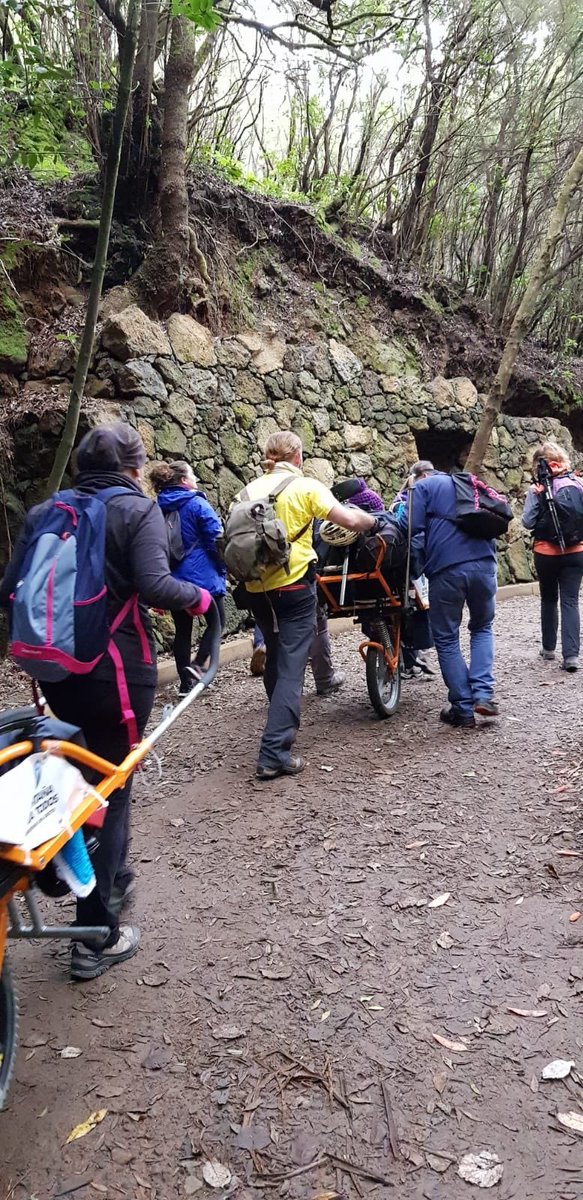 NaturExperience's tweet photo. Hoy guiando una actividad inclusiva para el APA del CEE Inés Fuentes (padres, madres, abuelos, hermanos, amigos...), con la colaboración de @MPT_ONG . #diversidad #repartiendosonrisas #latitudtenerife https://t.co/6pHf5OjRYL