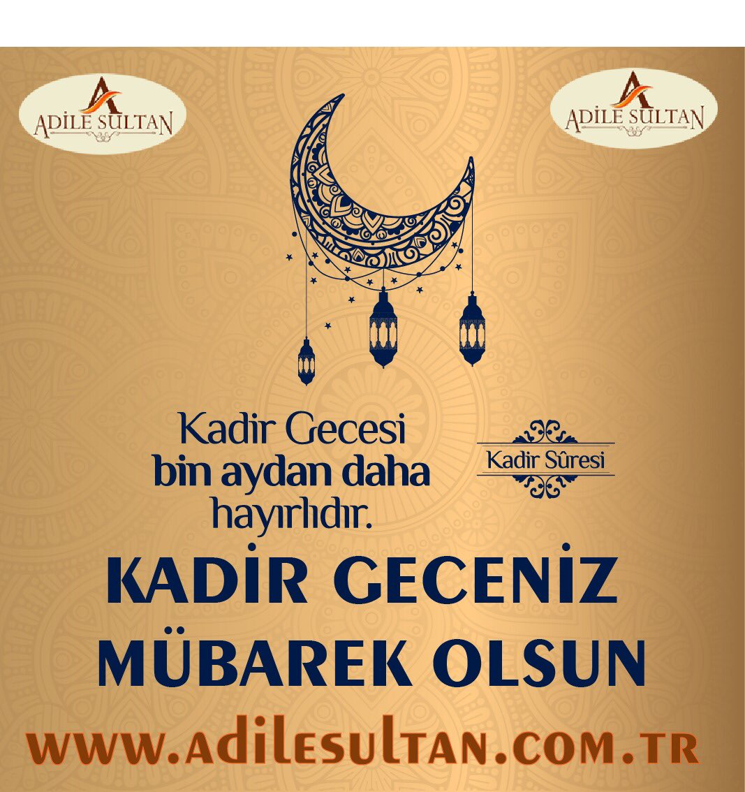 AdileSultan_TR's tweet photo. Bin aydan hayırlı #KadirGecemizMubarekolsun https://t.co/wVAFT2jr0B