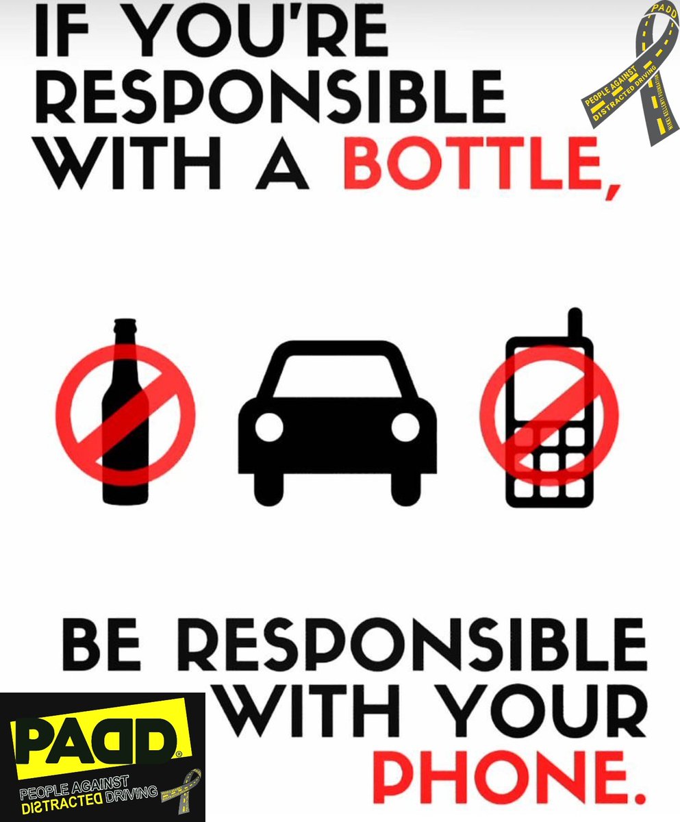 PADDorg's tweet photo. Get drunk, use Uber. Need to text, use a #designatedtexter. Smart decisions save lives. #distracteddriving #lifesaving #padd #charity https://t.co/XwlzyZgGx6