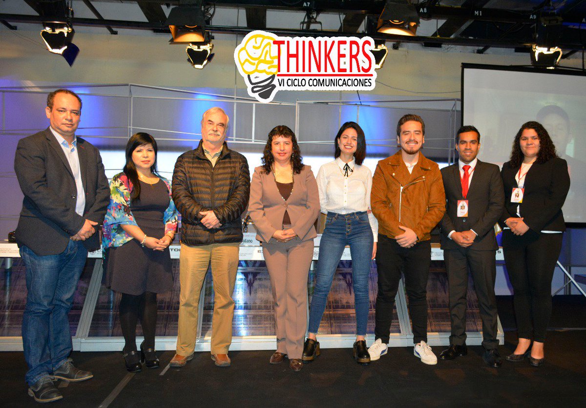 ThinkersVI's tweet photo. #SomosThinkers  presentó conversatorio en donde  participaron: #AugustoTamayo, @XimenaGaliano  y @JorgeTalaveraCa. 
✔️ Agradecemos a cada uno de ellos por su participación, a nuestra profesora @thorne_julissa que nos guió en cada momento y a todos los asistentes en general. 👏 https://t.co/jnMPtdMueJ