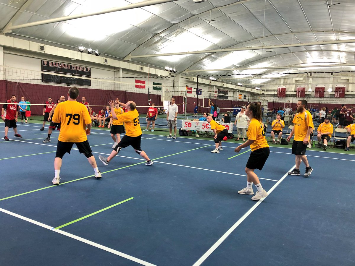SpOlympicsMA's tweet photo. What a game between Shrewsbury and New Bedford!! Check out @GallantGregg going for the point!! #SummerGames2018 #SOMASummerGames #ChooseToInclude https://t.co/I3K5dRF2Ge
