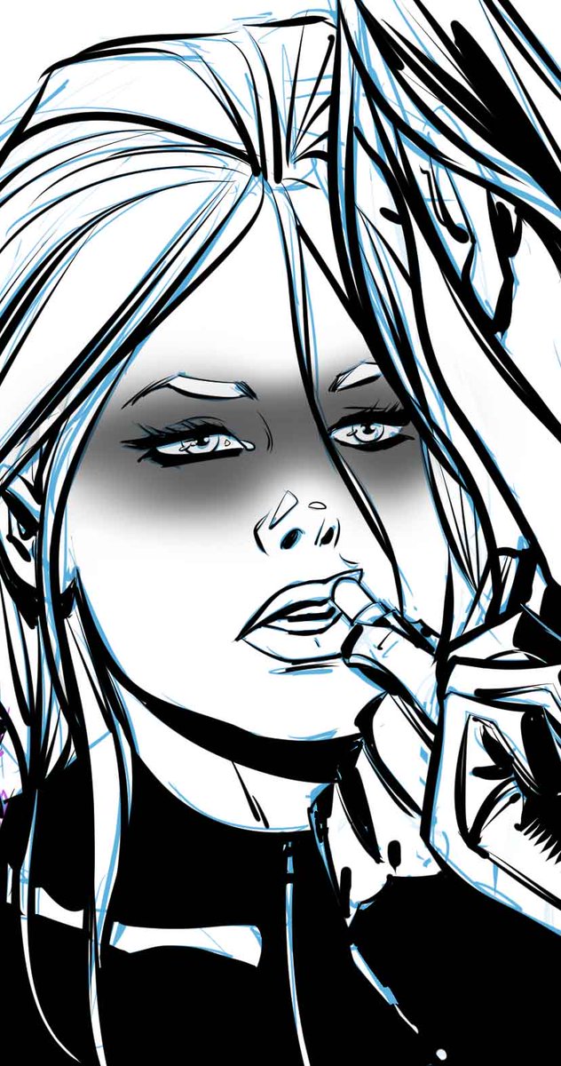 InakiMiranda's tweet photo. Message to all cats: It's not just make up, it's war paint.   Which side are you on? #birdsVScats #saveTweety #helpSylvester  CATWOMAN/TWEETY and SYLVESTER SPECIAL #1- #WIP @GailSimone @DCComics #blackcanary #Catwoman https://t.co/hOA7KAUCb0
