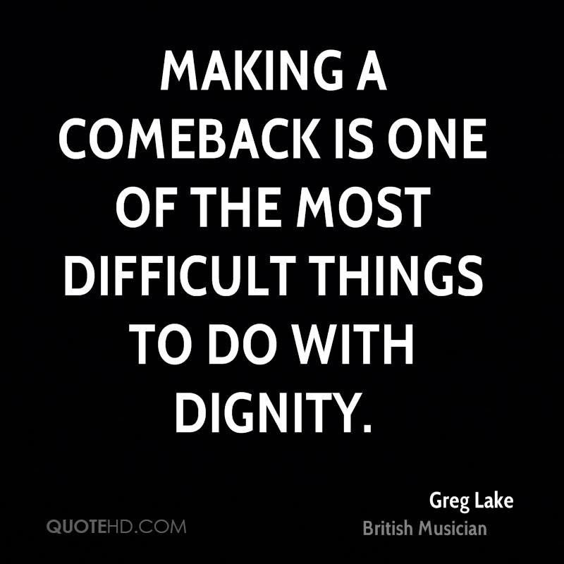#Makingacomeback