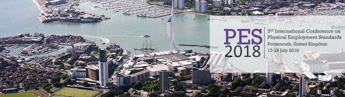 4 Weeks to go until the Physical Employment Standards Conference 2018 in Portsmouth (17-19 Jul). An excellent range of International Speakers. Still time to register port.ac.uk/the-third-inte…