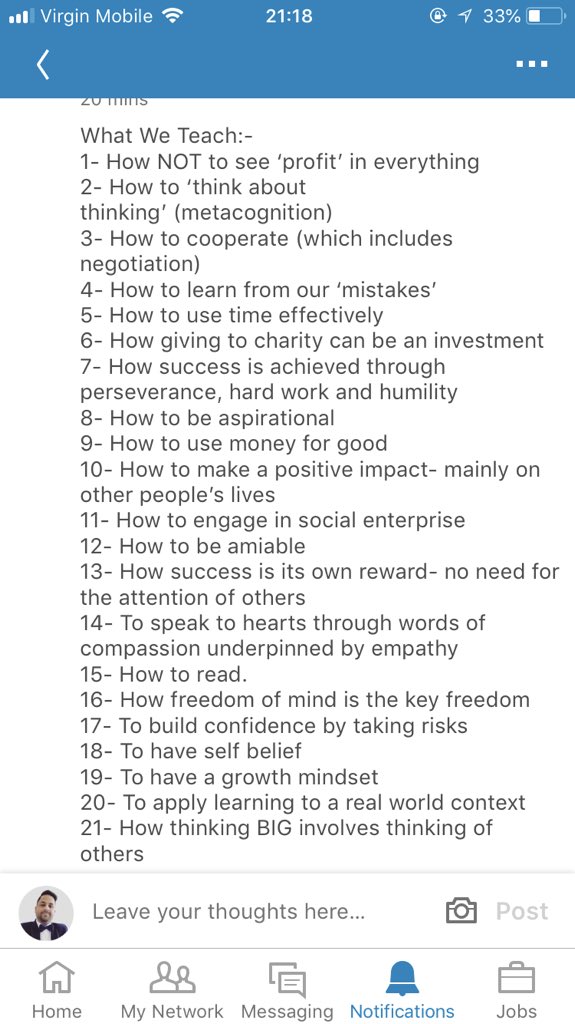 DeputyDifferent's tweet photo. So...someone put this on LinkedIn... so I decided to respond. #RealEd #humanebeings #yesimeanHUMANE https://t.co/gSTXRNf7T9