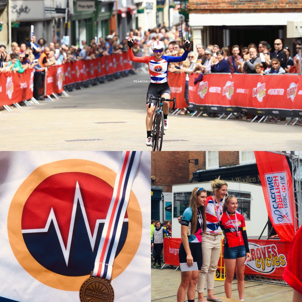 <a href="/_EjayHarris/">Ejay Harris</a> has been busy today taking the win <a href="/WinchesterCrit/">Winchester Criterium</a> before taking the start to <a href="/thewomenstour/">The Women's Tour</a> this week! 

📷 @localriders