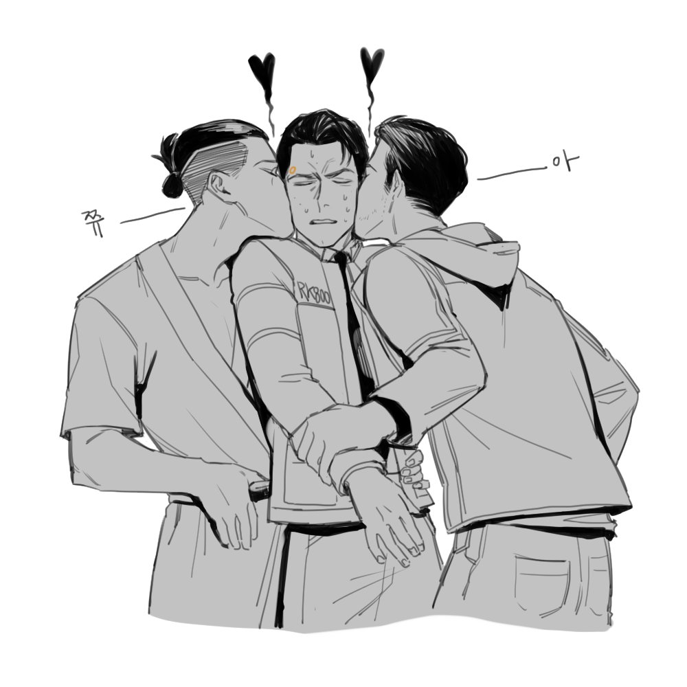 ?oO( NOOOOOOO.... ) #DetroitBecomeHuman #Connor #Kamski #Gavin 