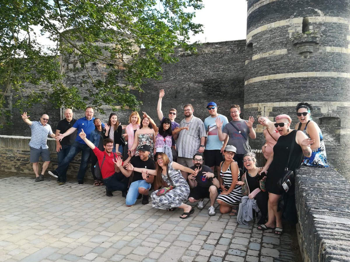 AngersTech's tweet photo. 🦊 Here it is ! La délégation de 21 professionnels du #numérique québécois est arrivée à #Angers pour découvrir notre écosystème numérique et entrepreneurial ! Bienvenue à eux 🙌 https://t.co/rP2Tjj0abM