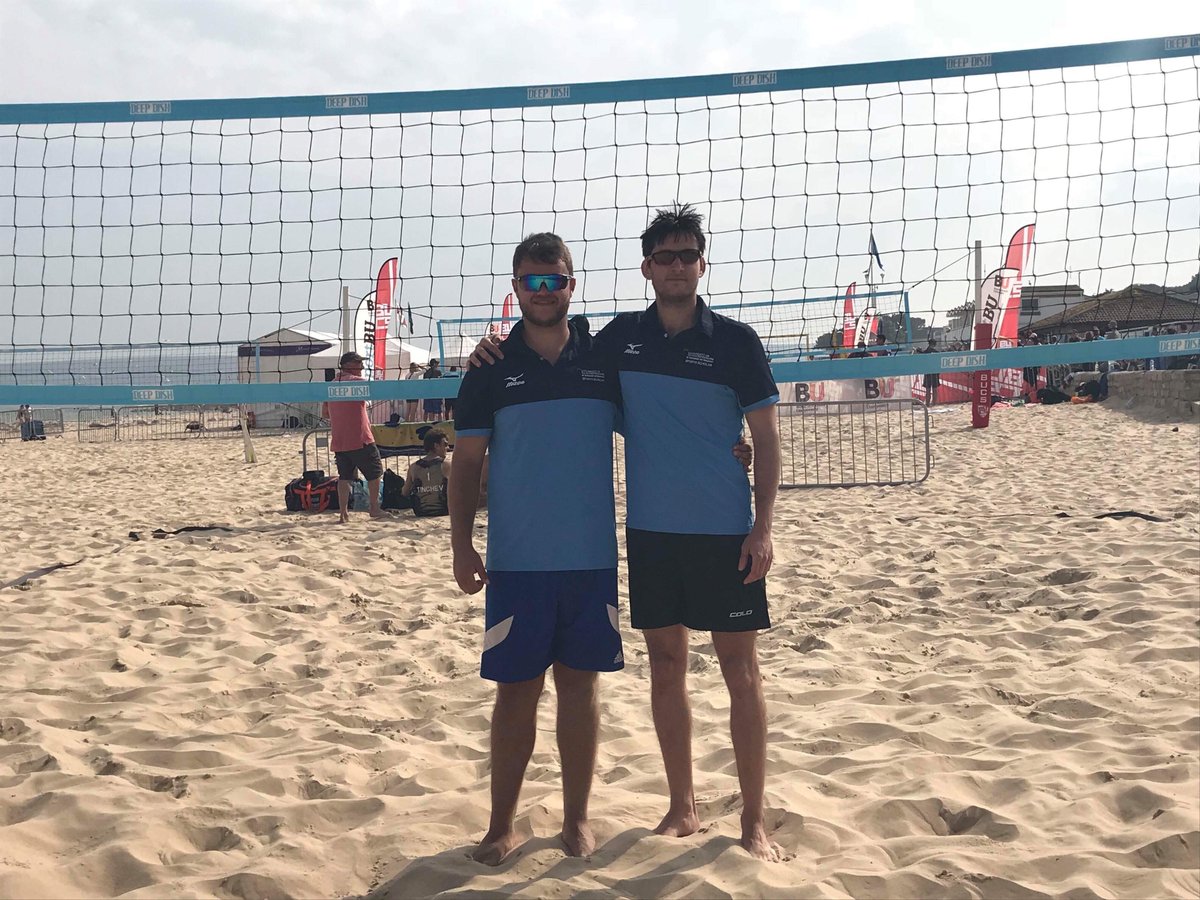 A massive congratulations to our Men's Volleyball Pair, Conor Robins and Dan Mrowiec for coming 7th overall in the BUCS Beach Volleyball tournament - you did great lads! #TeamGlos #SummerSport