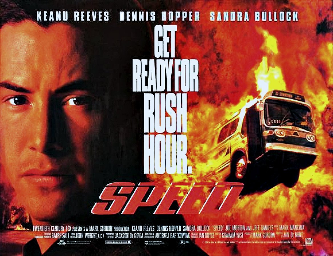 '#Speed' was released #onthisday 24 years ago! 🚌💥

#KeanuReeves #SandraBullock #JeffDaniels #DennisHopper #JoeMorton #JandeBont