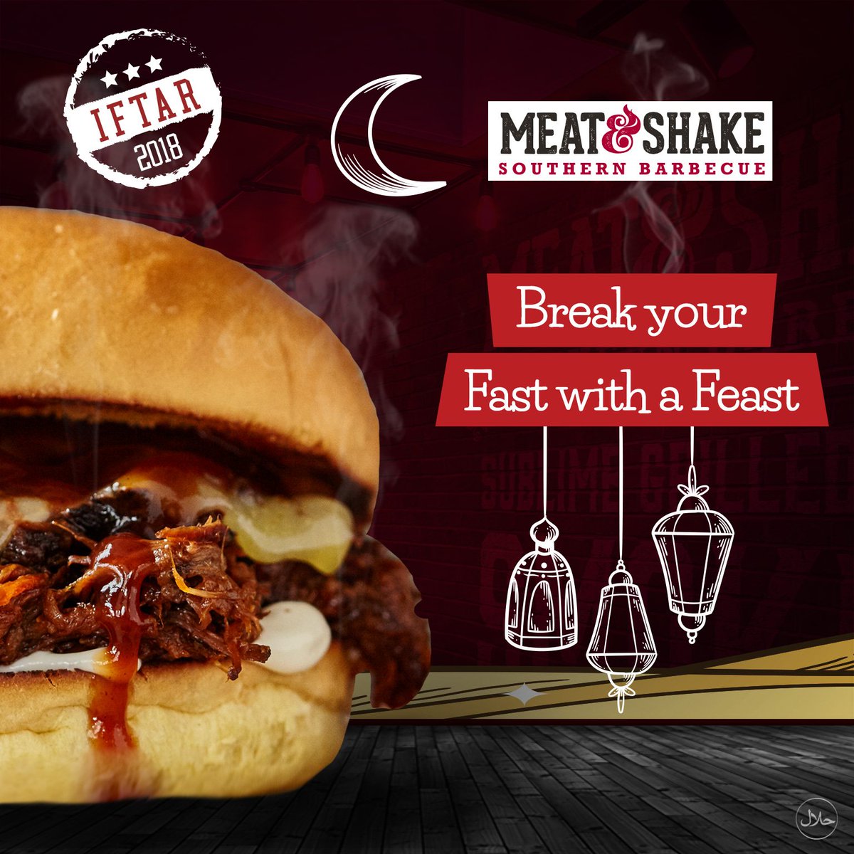 MeatandShake's tweet photo. The iftar experience that cannot be missed! #MeatandShake burgers are available for you all week long. Come into our outlets today in Watford, Tooting and Ealing or visit https://t.co/jXetsALRiR. https://t.co/N2gZWjXj7y