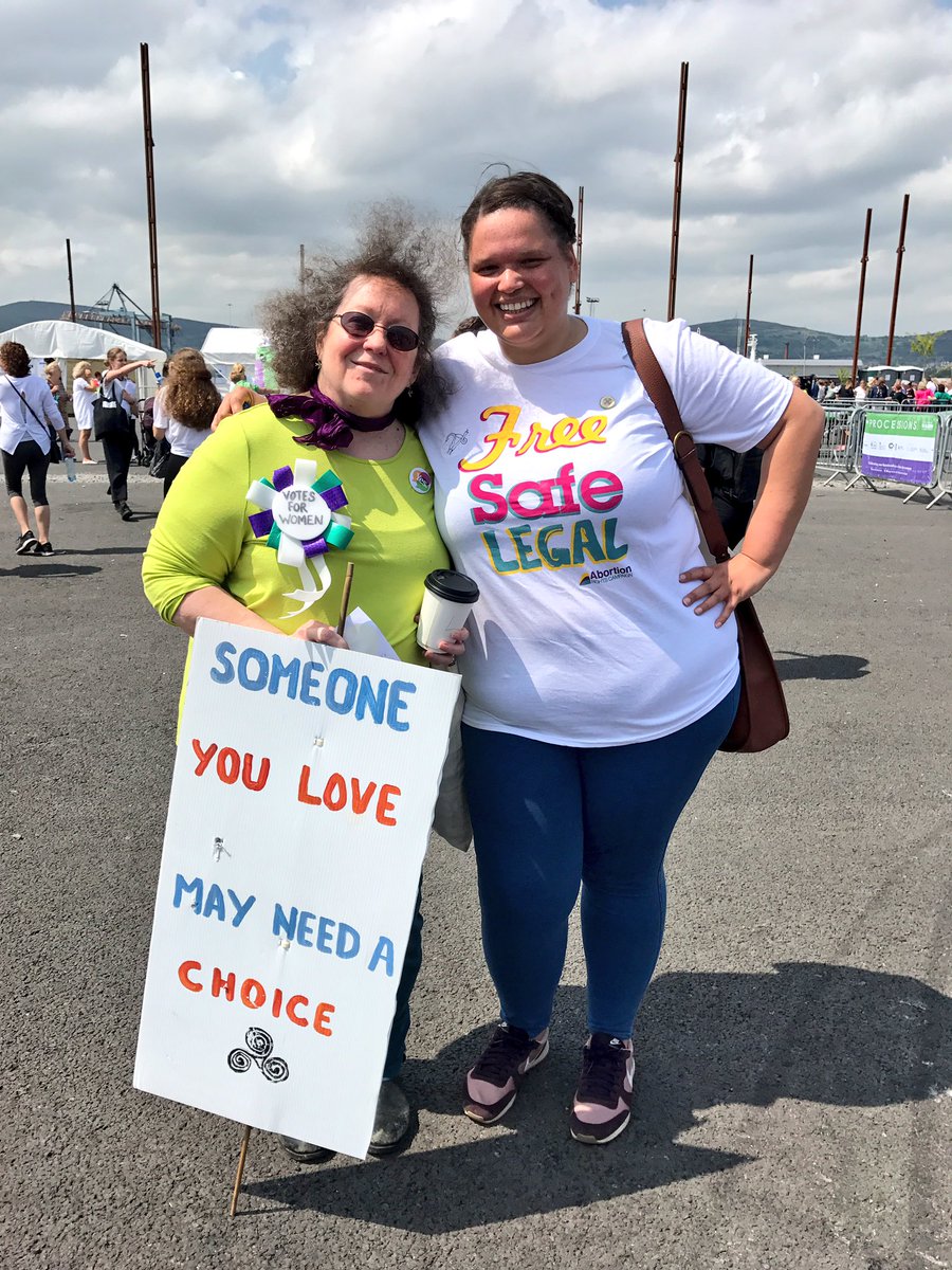 bonnersisters's tweet photo. What an amazing day and so uplifting to be surrounded by passionate determined women from across the island of Ireland today at #PROCESSIONS2018 #PROCESSIONBelfast #Belfast @ARCDonegal #NorthIsNext #NOWforNI https://t.co/HxmvkhNUY6