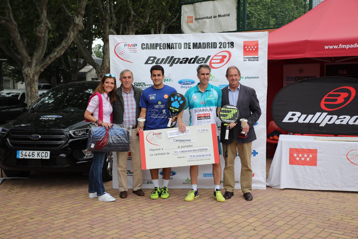 ¡Enhorabuena <a href="/martita_ortega/">Martita Ortega</a> y <a href="/raulitomarcos/">Raúl Marcos Durán</a> ! 🏆
¡Campeones de Madrid <a href="/FMP_Padel/">FMP Federación Madrileña de Pádel</a> ! 👏
#soyfmpadel #Campeones