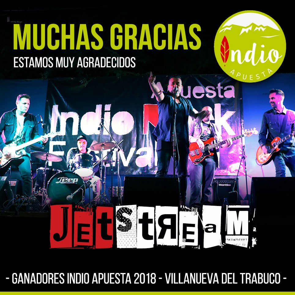 jetstreamgib's tweet photo. Queremos agradecer a todo el equipo de organización del concurso Indio Apuesta, a los ciudadanos de Villanueva Del Trabuco y las bandas por compartir con nosotros una gran noche de buena música xxx @IndioFestival #villanuevadeltrabuco #malaga #indiorock #indioapuesta 📸 EyeCandy https://t.co/48aR4rD4NT