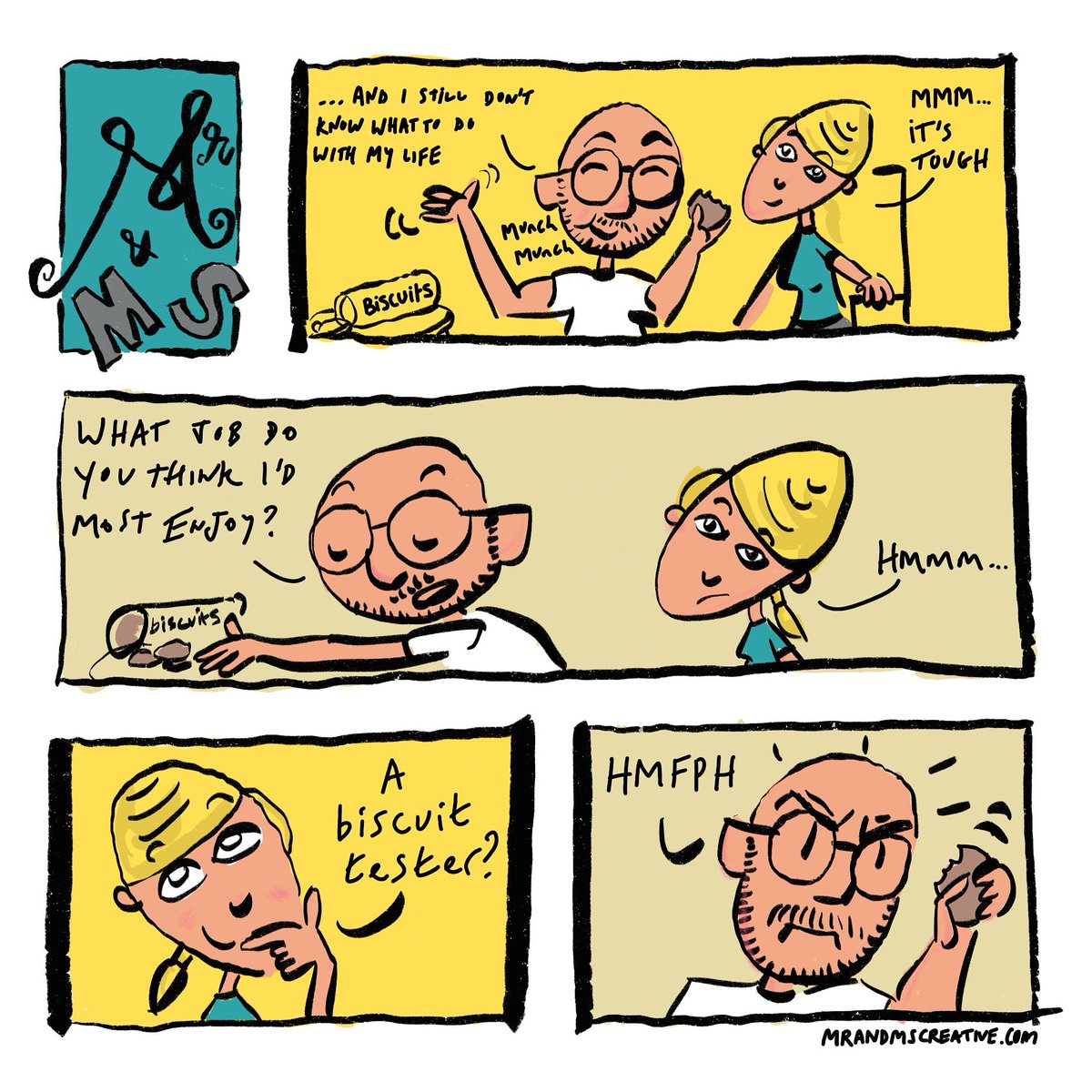 mrandmscreative's tweet photo. Jon occasionally asks Sarah for advice, but doesn’t always appreciate it when he gets it…

#bicester #oxfordshire #sunday
#sundayevening #webcomix #webcomics #webcomic #mrandms #careeradvice
#illustration
#comic #cartoon #webcomicseries https://t.co/zXZnOWEWkl