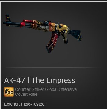 NorProLeague's tweet photo. Giving away this AK-47 | The Empress, winner will be announced via twitter at 24th of June!

Follow&amp;Retweet to enter!! https://t.co/mTcC6dI0nz