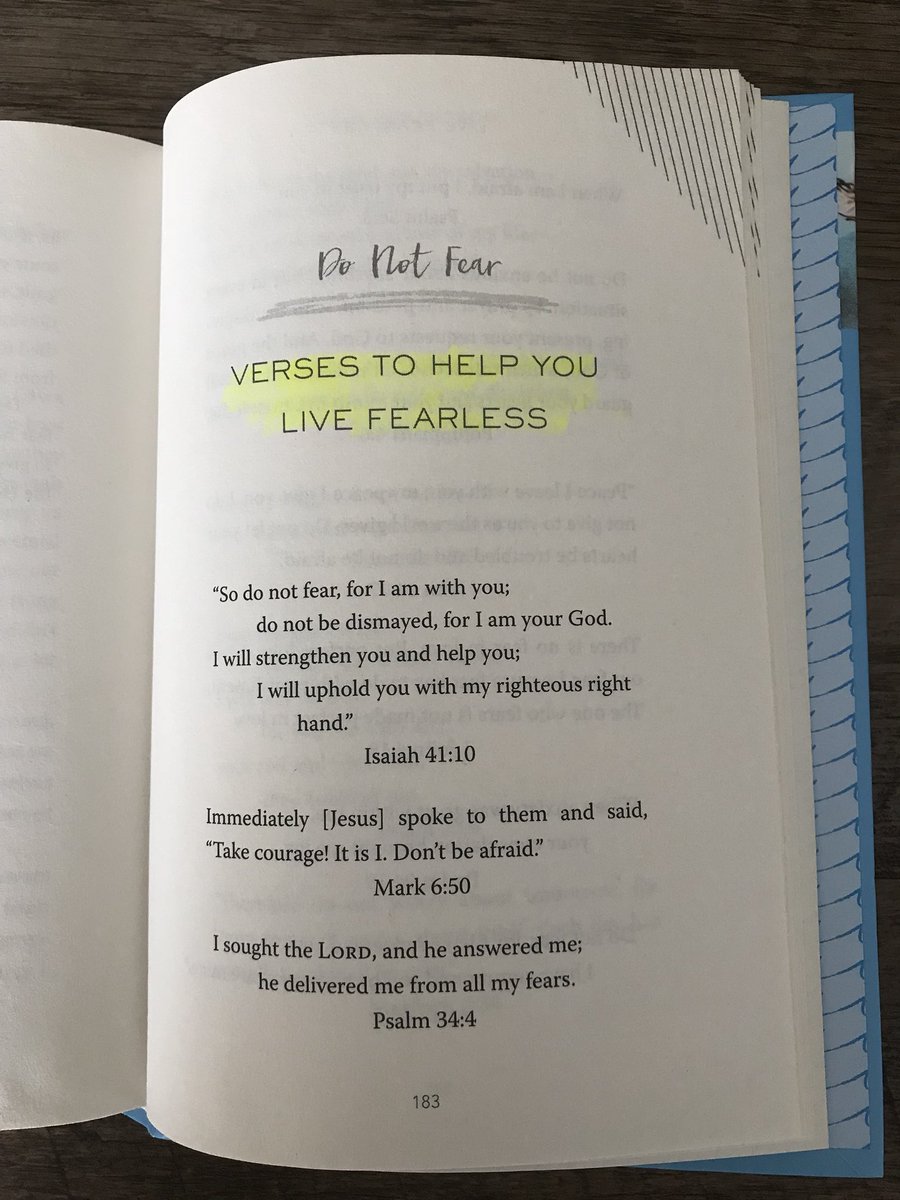 BreeeAlllen's tweet photo. Top Bible verses to fight fear and anxiety 💛 from “Live Fearless” by @sadierob https://t.co/gb3OXyWqQq
